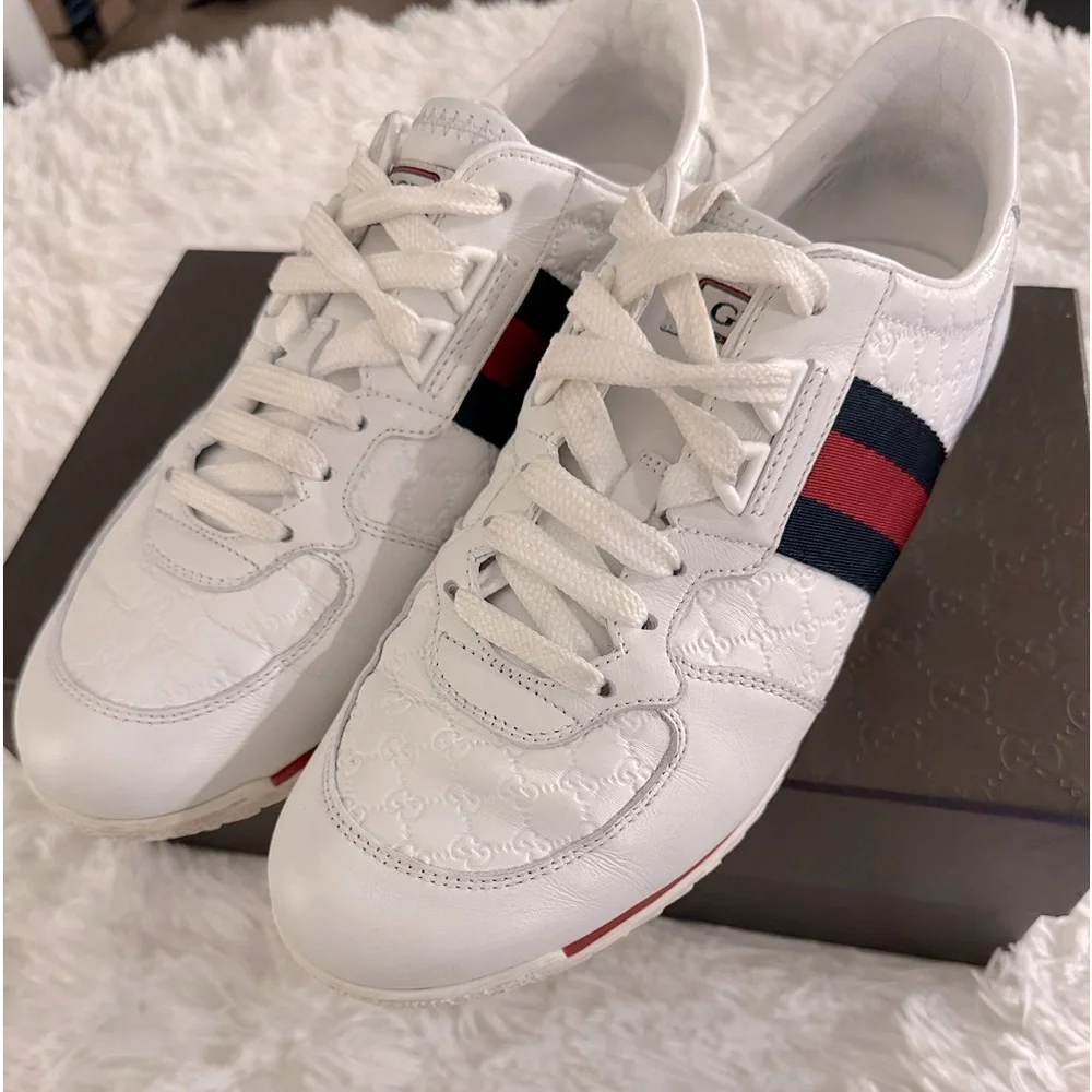 Authentic Women’s Gucci Sneakers size 38 - Picture 1 of 6
